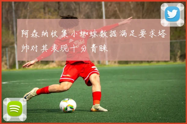 阿森纳收集小蜘蛛数据满足要求塔帅对其表现十分青睐