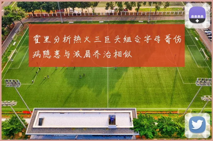 霍里分析热火三巨头组合字母哥伤病隐患与浓眉乔治相似